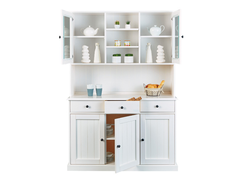 Buffet WESTERLAND 56.1 - weiß - Massivholz - 191 cm