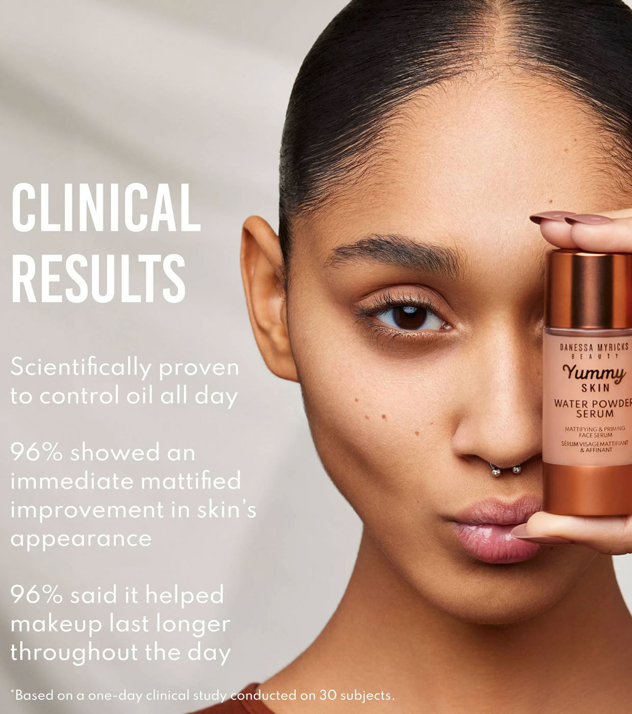 Danessa Myricks Beauty - Primer matificante Water Powder Serum - Pele oleosa