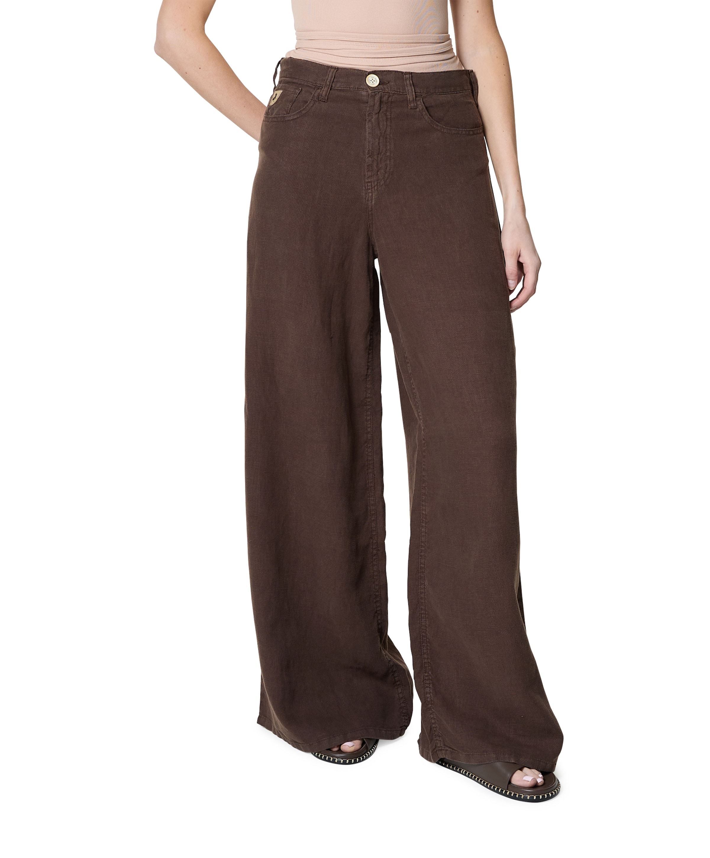 LOIS Marlene 8032 Linen Summer dames jeans bruin