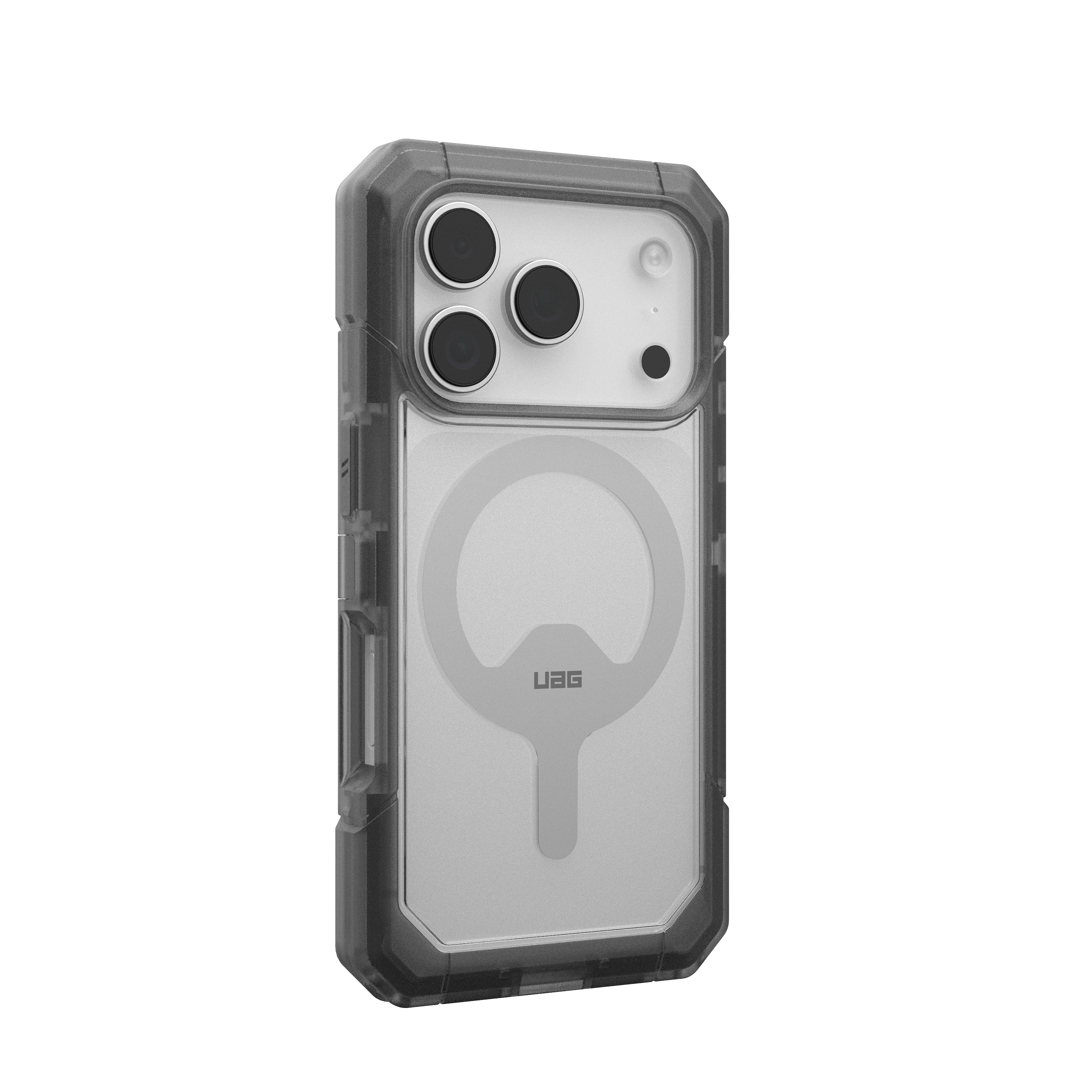 iPhone 17 Pro MagSafe Schutzhülle Trooper (114521114G31) - Ash (Transparent / Schwarz)