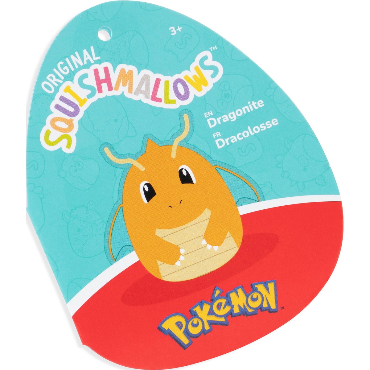 Squishmallows Pokemon mykt kosedyr (Dragonite, L)