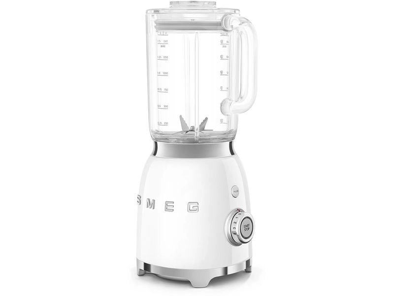 SMEG Standmixer 50's Style BLF03WHEU Weiss Leistungsstarker Mixer