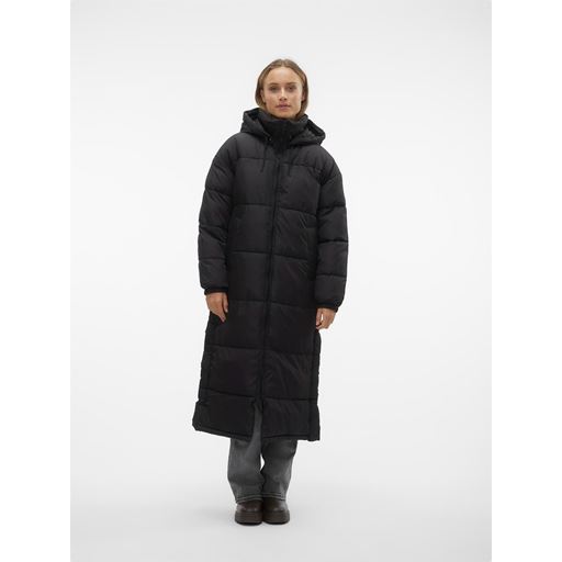 Vero Moda Lea Lang Frakke, Black, S