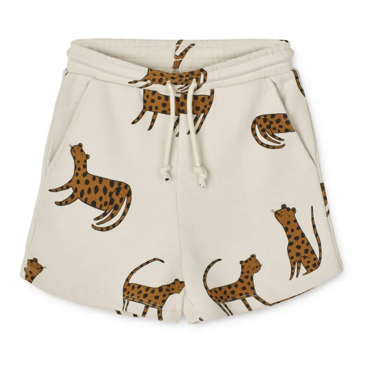 Liewood Short Molleton Coton Bio Gram  | Ecru