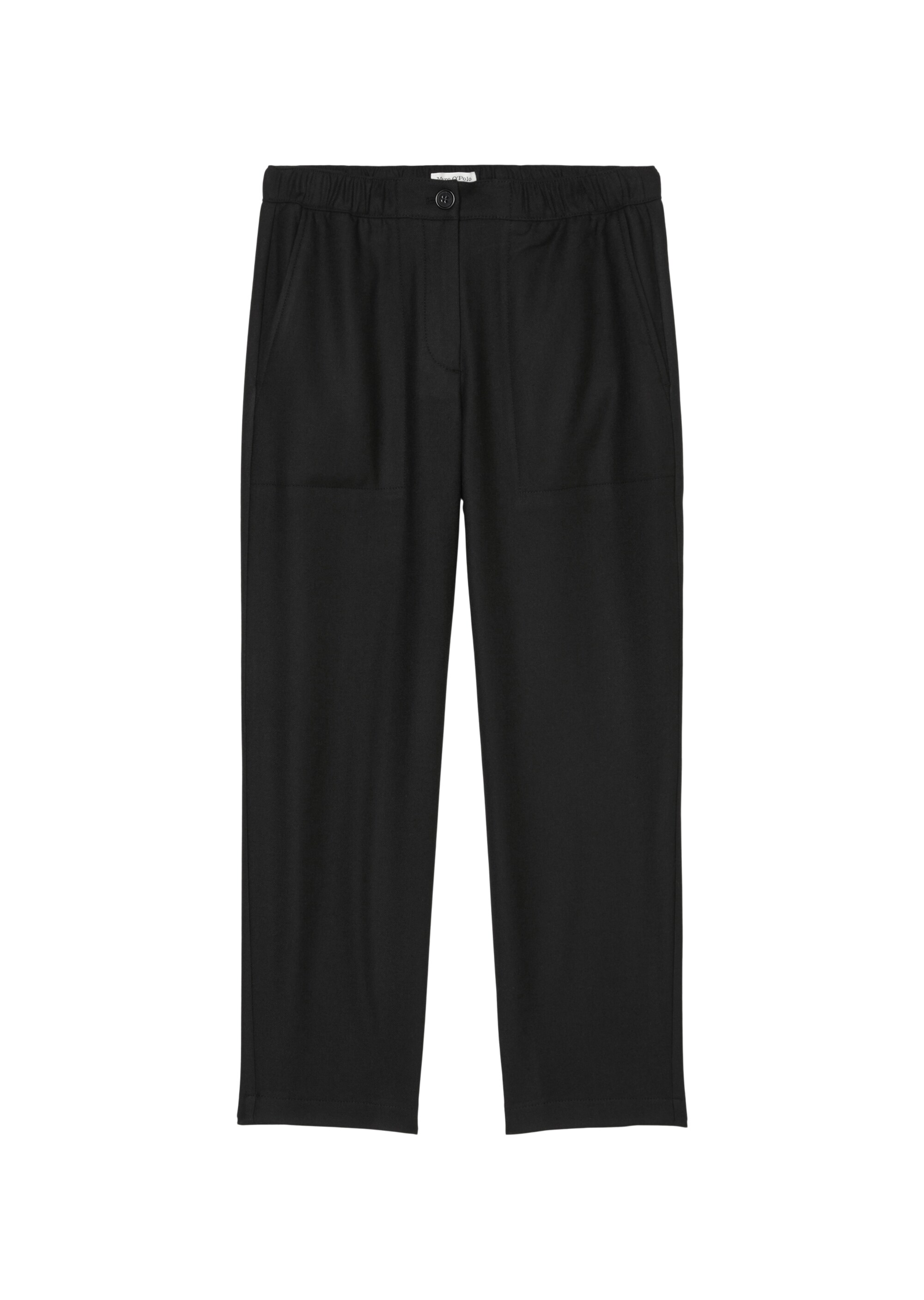 Elegante Cargo-Joggpants aus Viskose-Wolle-Mix