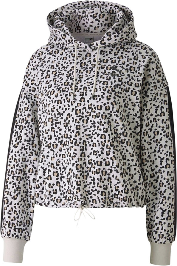 Puma Classics Cropped hættetrøje Hvid