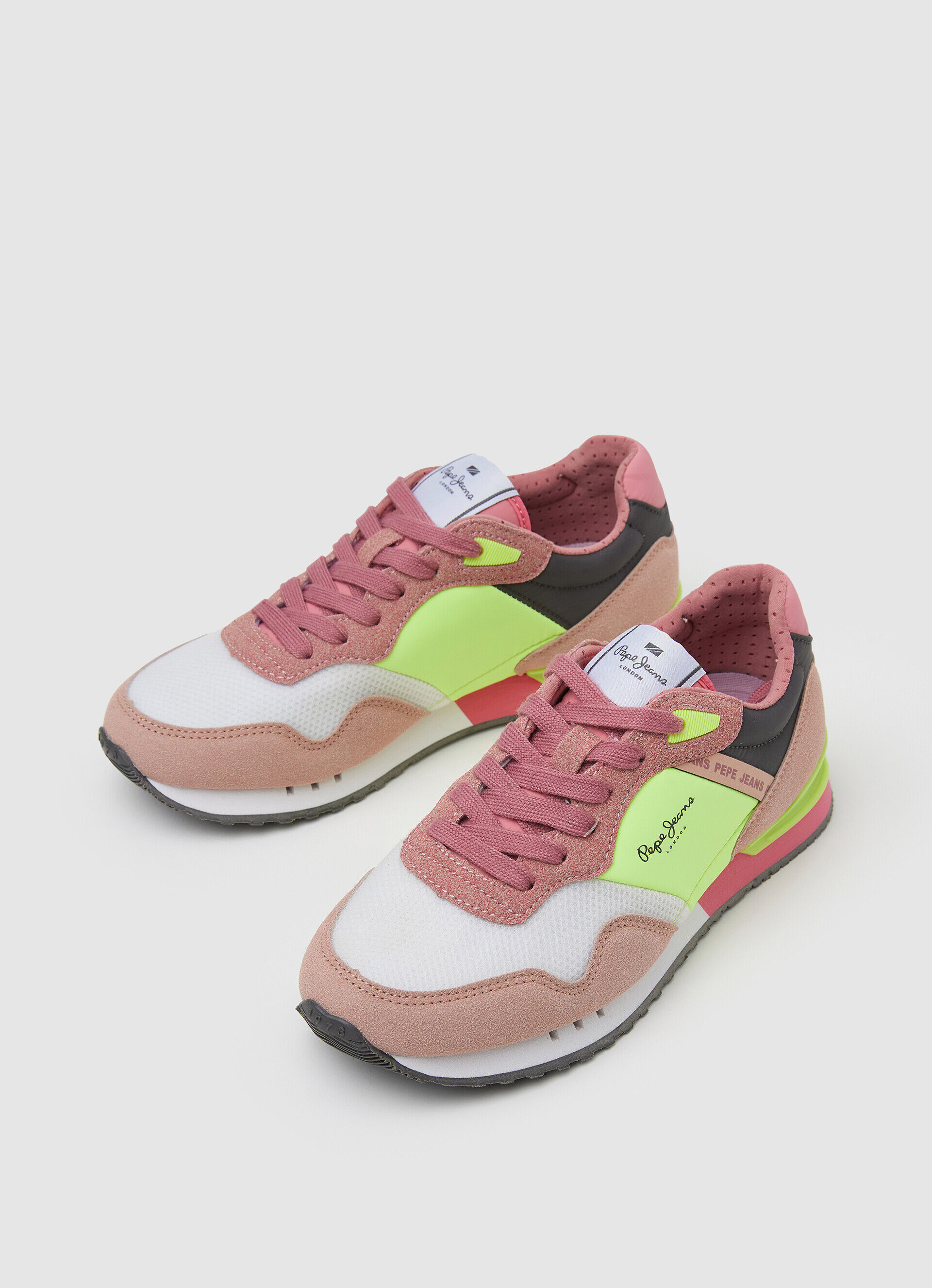 Tênis de corrida London Mad - amarelo limão