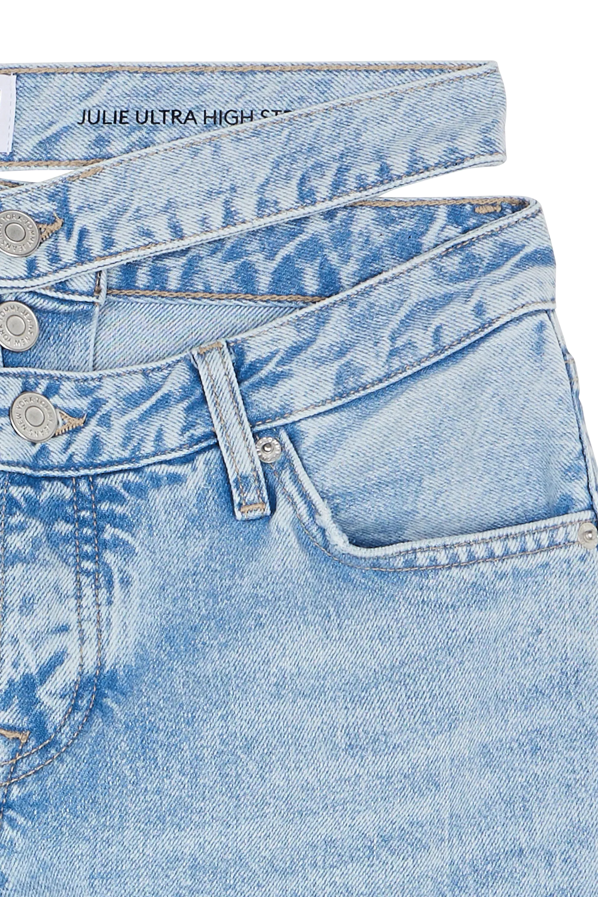 TOMMY JEANS Jean  JULIE CUT OUT Bleu