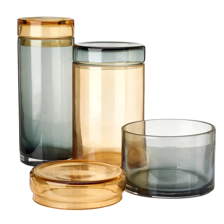 Pols Potten - Caps & Jars Vorratsdose XL, mehrfarbig (3er-Set)