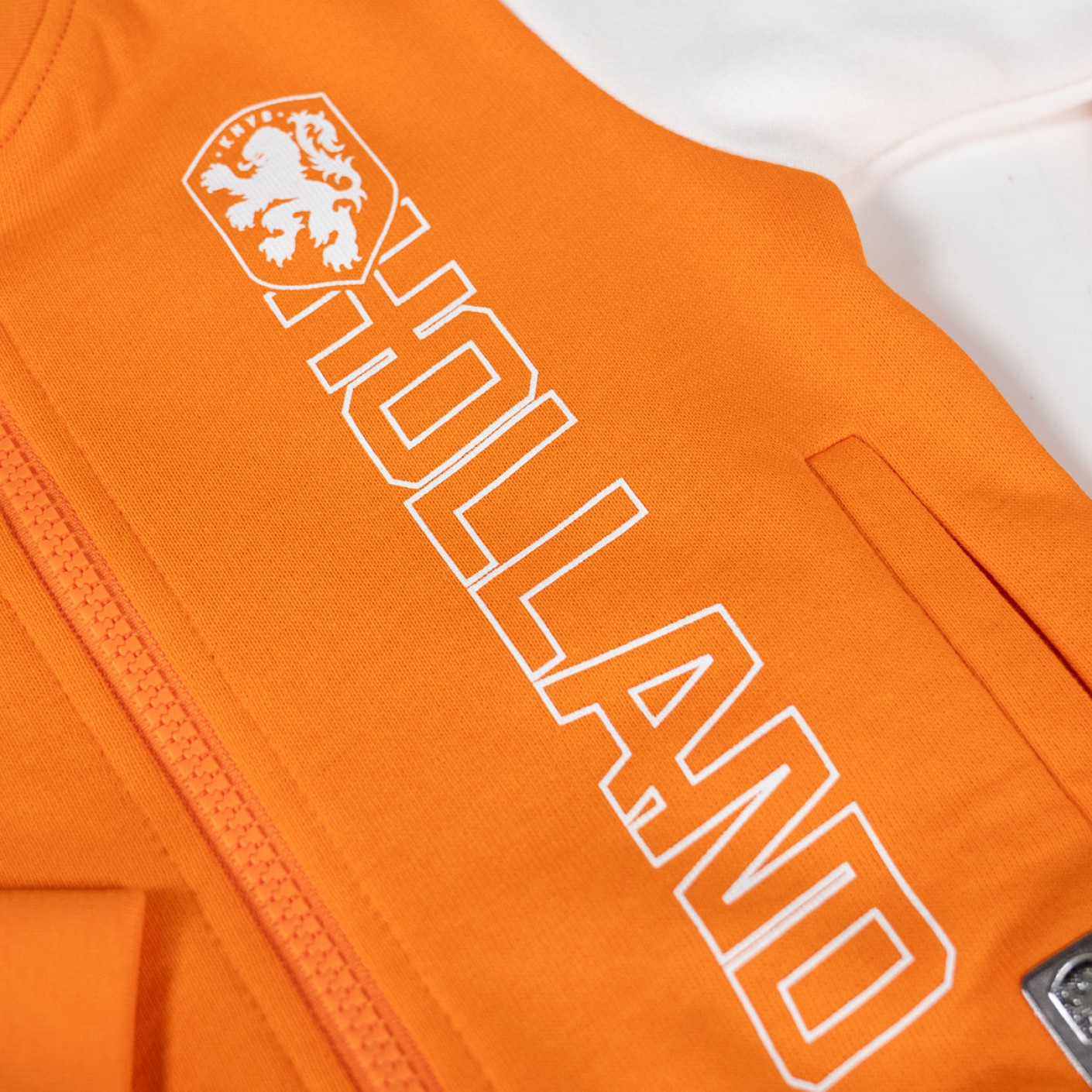 KNVB Baby Trainingspak Oranje Wit