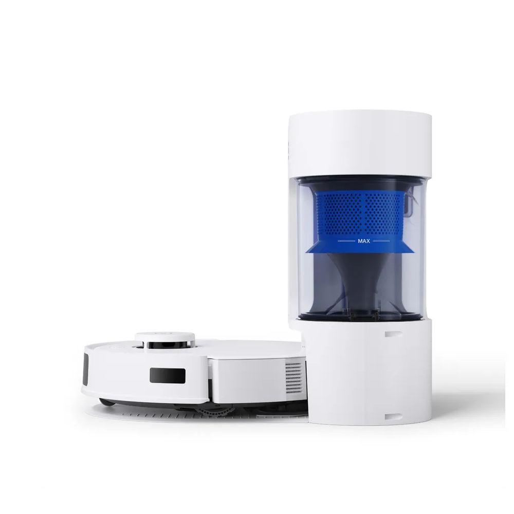 Deebot N20 Pro Plus Staubsaug-Roboter Staubsauger Nass / Trocken Bodenreinigung mit Absaug Station / App Steuerung (DKX55) - Weiss