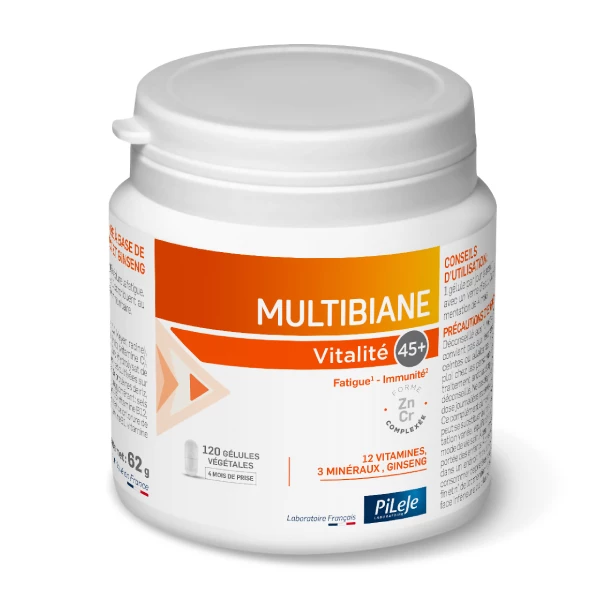 Multibiane Age Protect vitamines- 120 Gélules