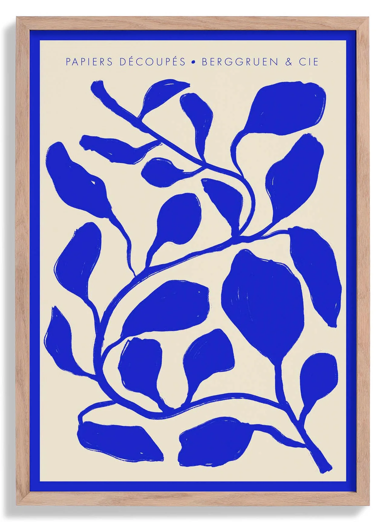 Blue Branch Papiers Découpés Kunstausstellung