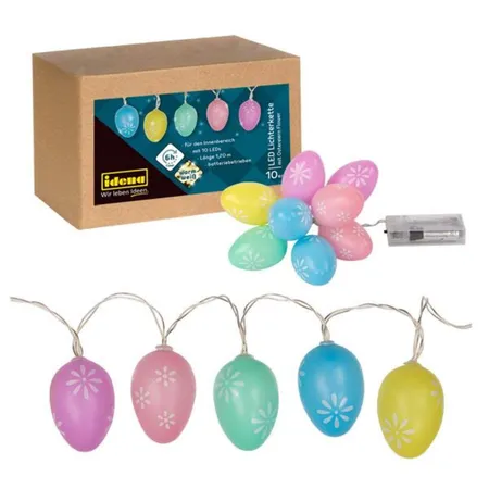 Idena LED Lichterkette Ostern Flower