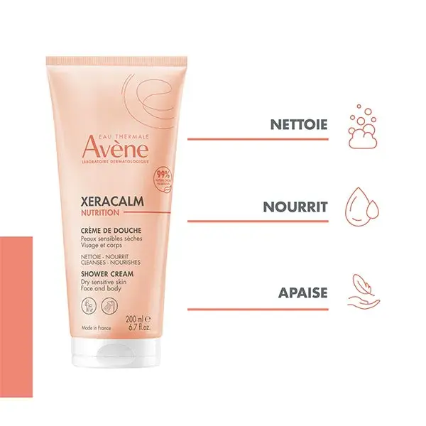 Água Termal Avène Xéracalm Creme de Banho Nutritivo 200ml