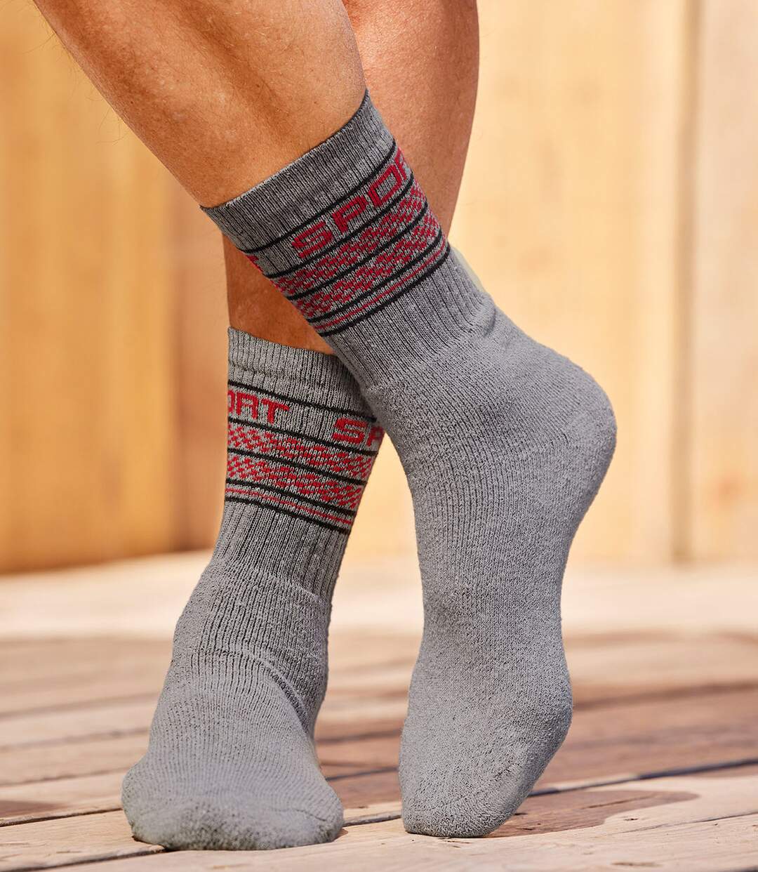 Lot de 5 Paires de Chaussettes Sport Mi-hautes