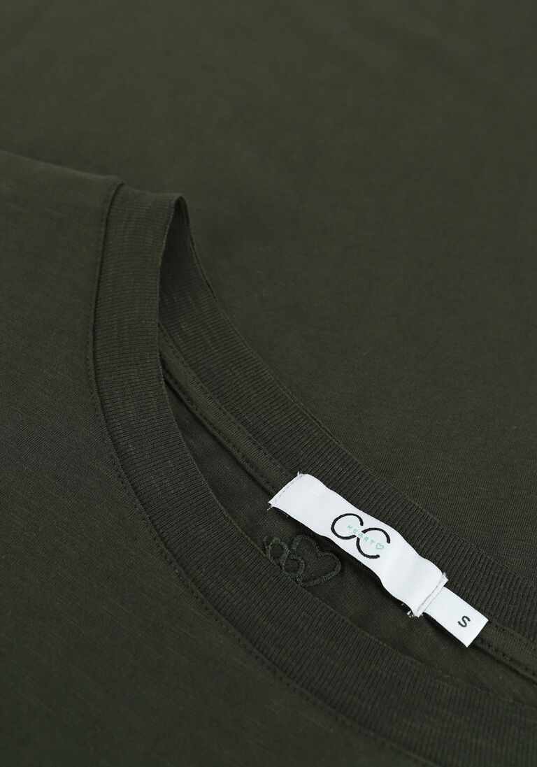 CC HEART donkergroene cc heart t-shirt basic t-shirt