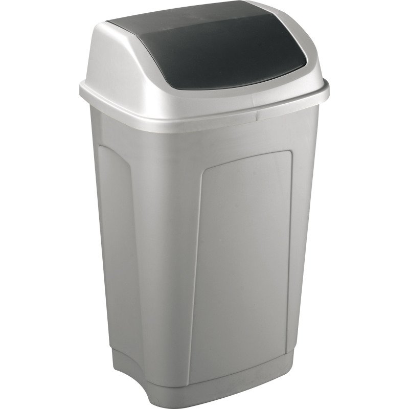 Poubelle Swing 50 litres rectangle à couvercle basculant