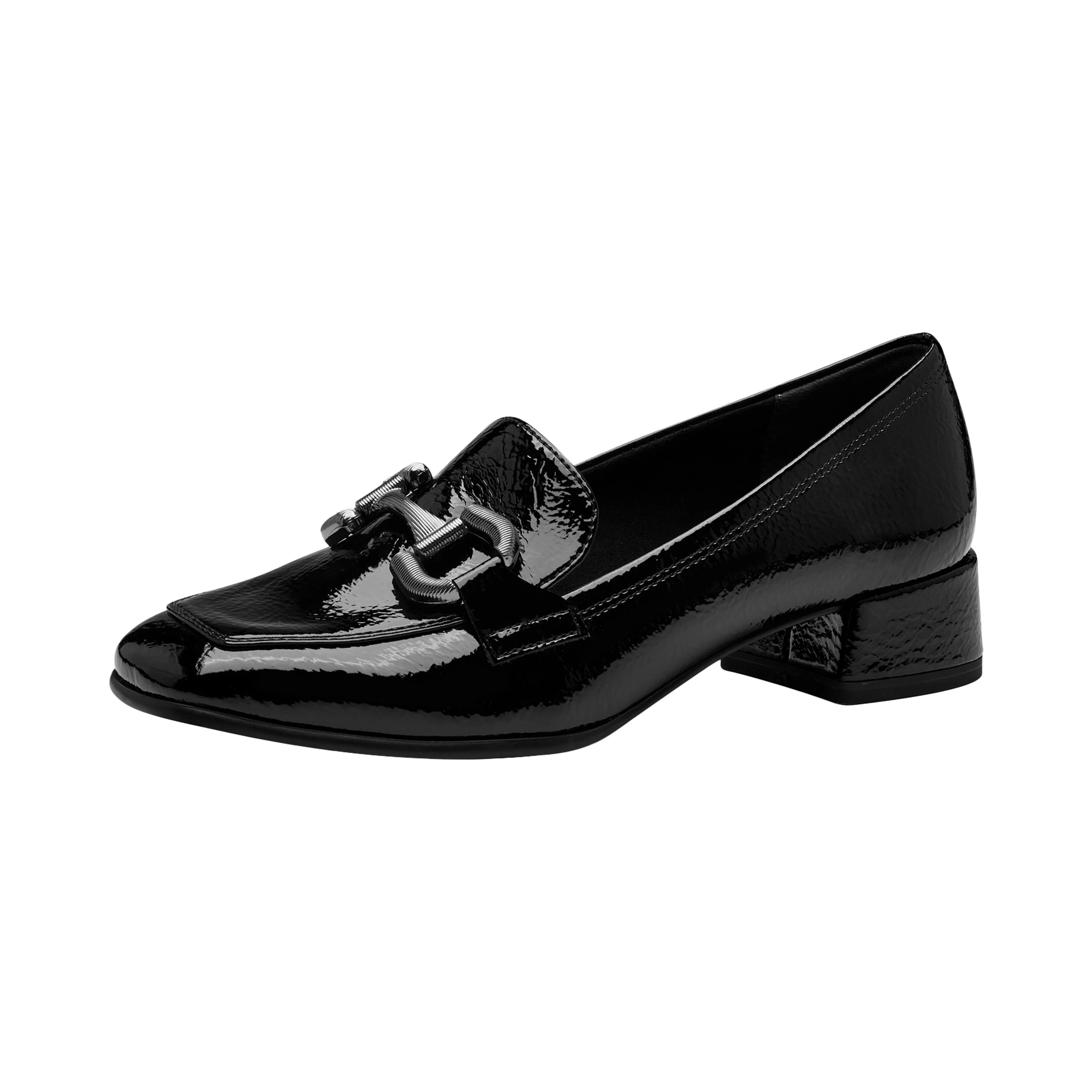 Mocassin à talon | Noir