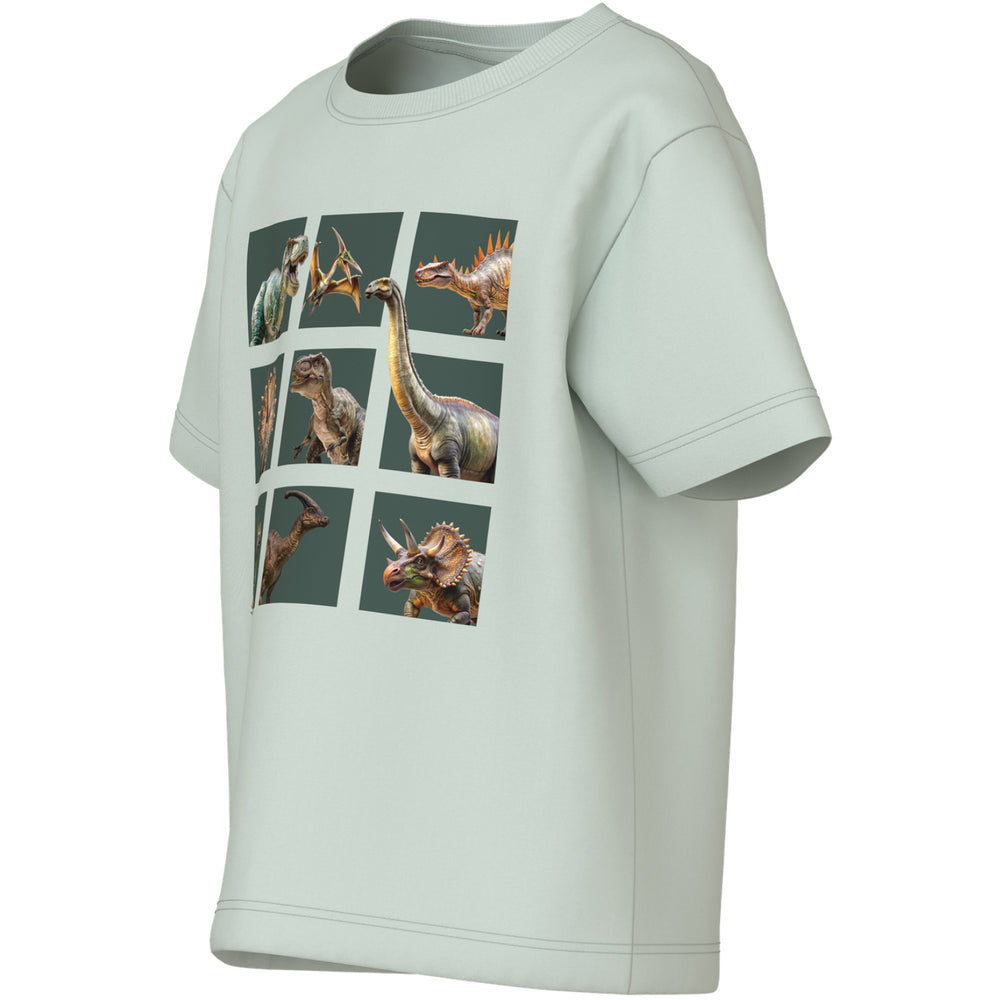 Køb Name It Pale Aqua Dino Squad Nmmvoto Ss Nreg Top