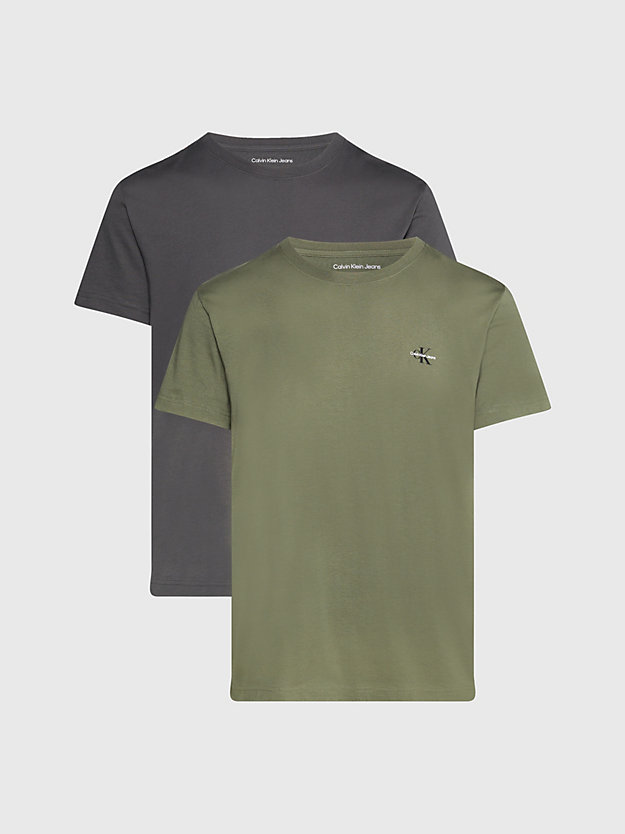 Conjunto de 2 camisetas com monograma