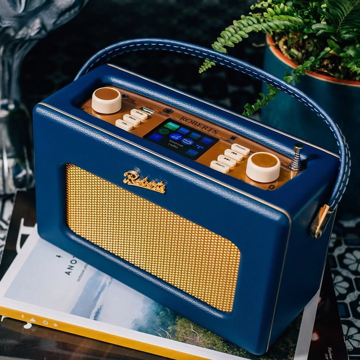 Roberts Revival iStream 3L Bleu foncé Enceintes connectées