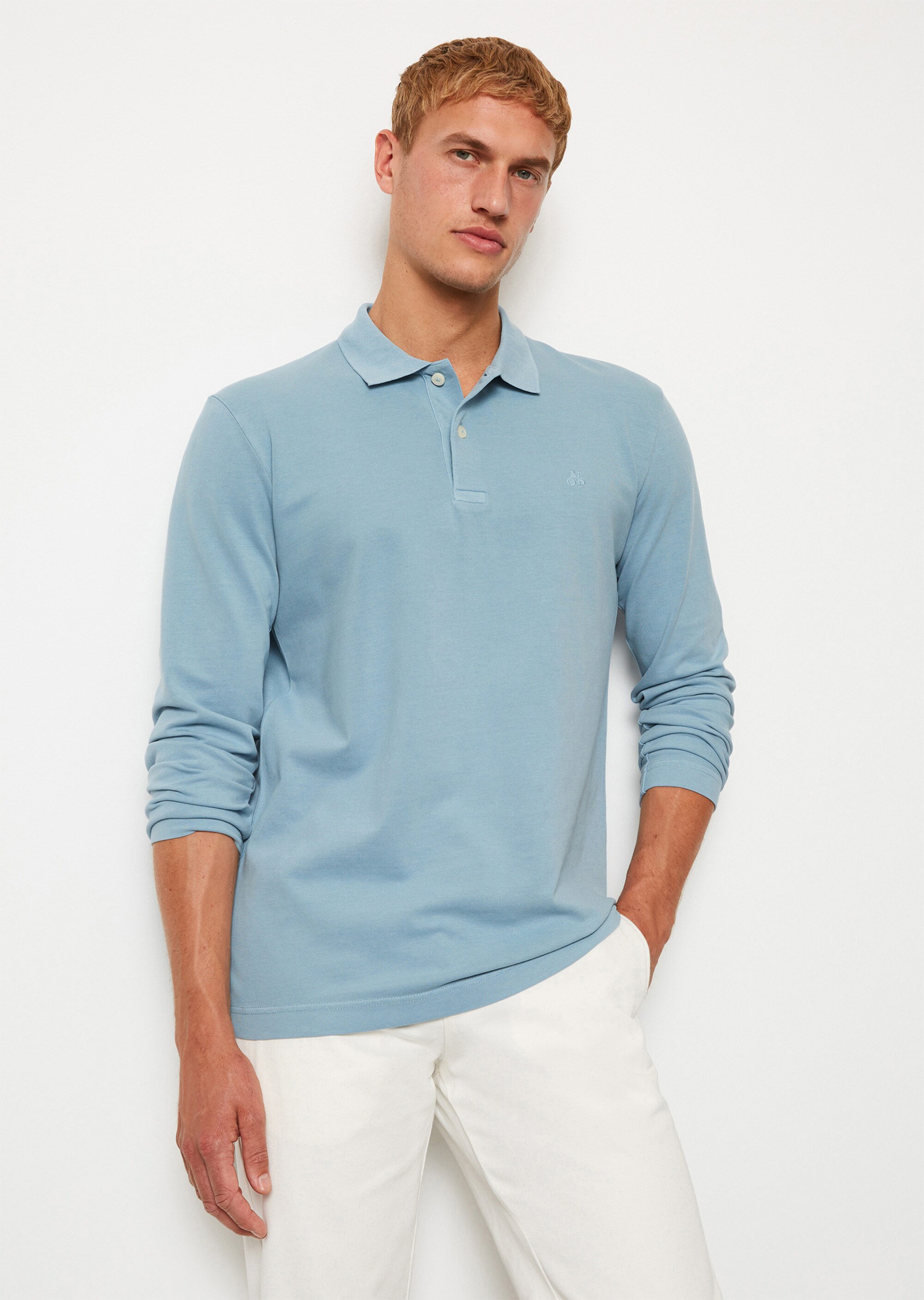 Poloshirt Piqué regular aus Bio-Baumwolle mit Elasthan