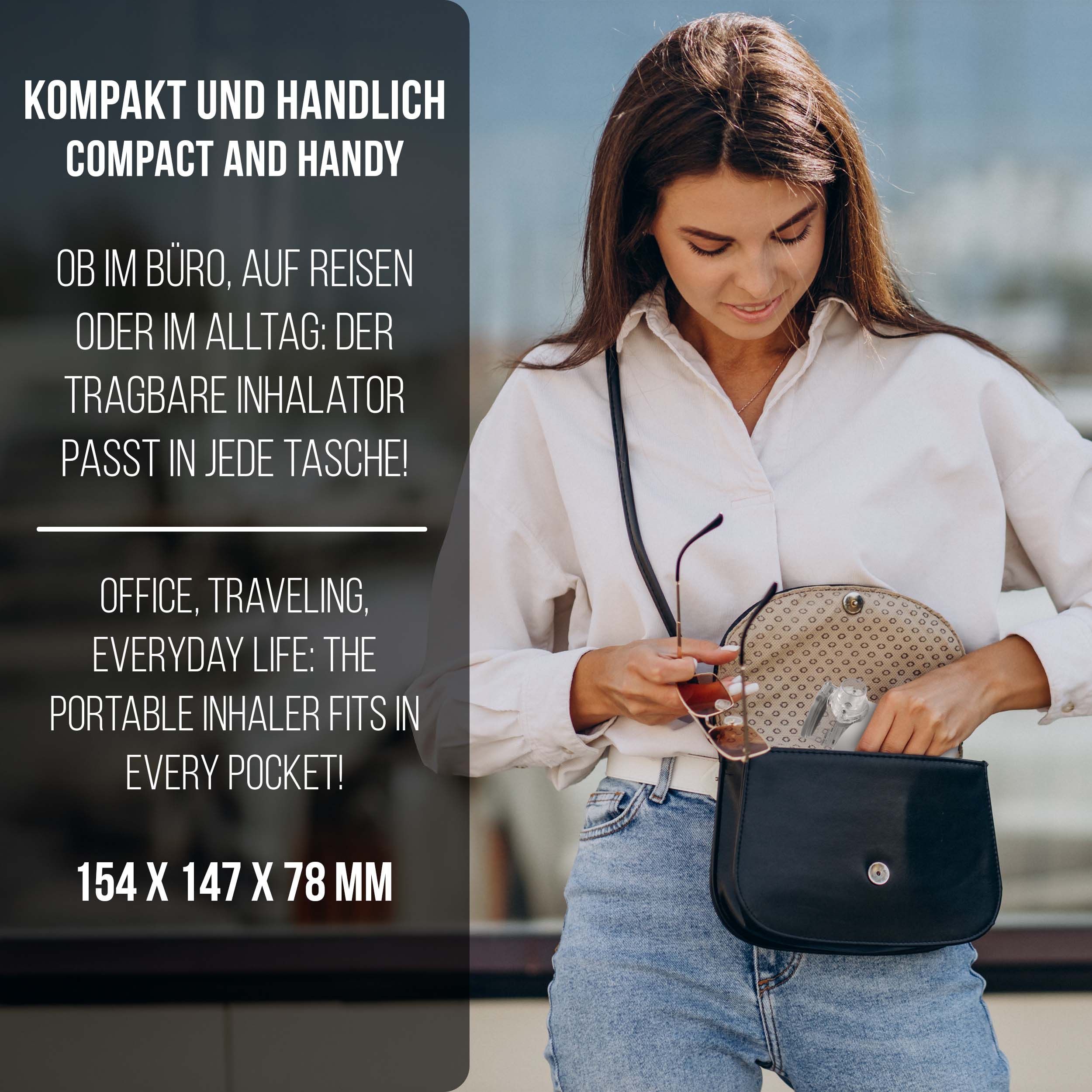 Pulox IN-100 Inhalator - Elektrischer Nebulizer Vernebler mit Zubehör für Kinder und Erwachsene