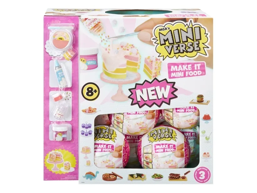 MGA's Miniverse Make It Mini Foods: Diner PDQ S3B Assorted