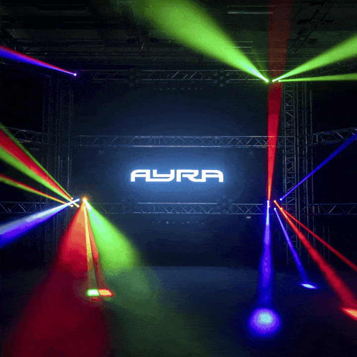 Ayra ERO Hexabeam bewegend LED lichteffect
