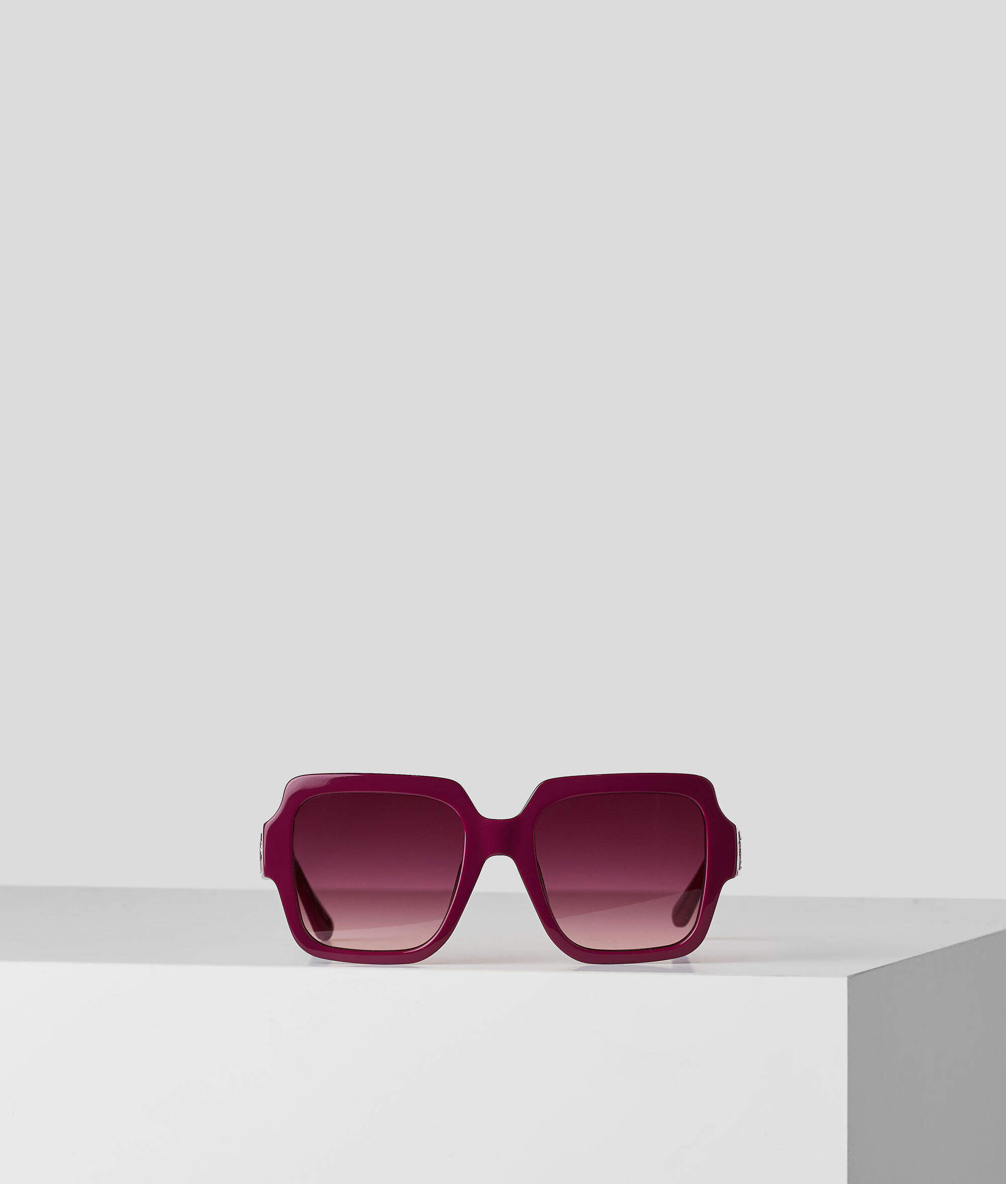 Lunettes de soleil avec logo Karl circulaire en métal
