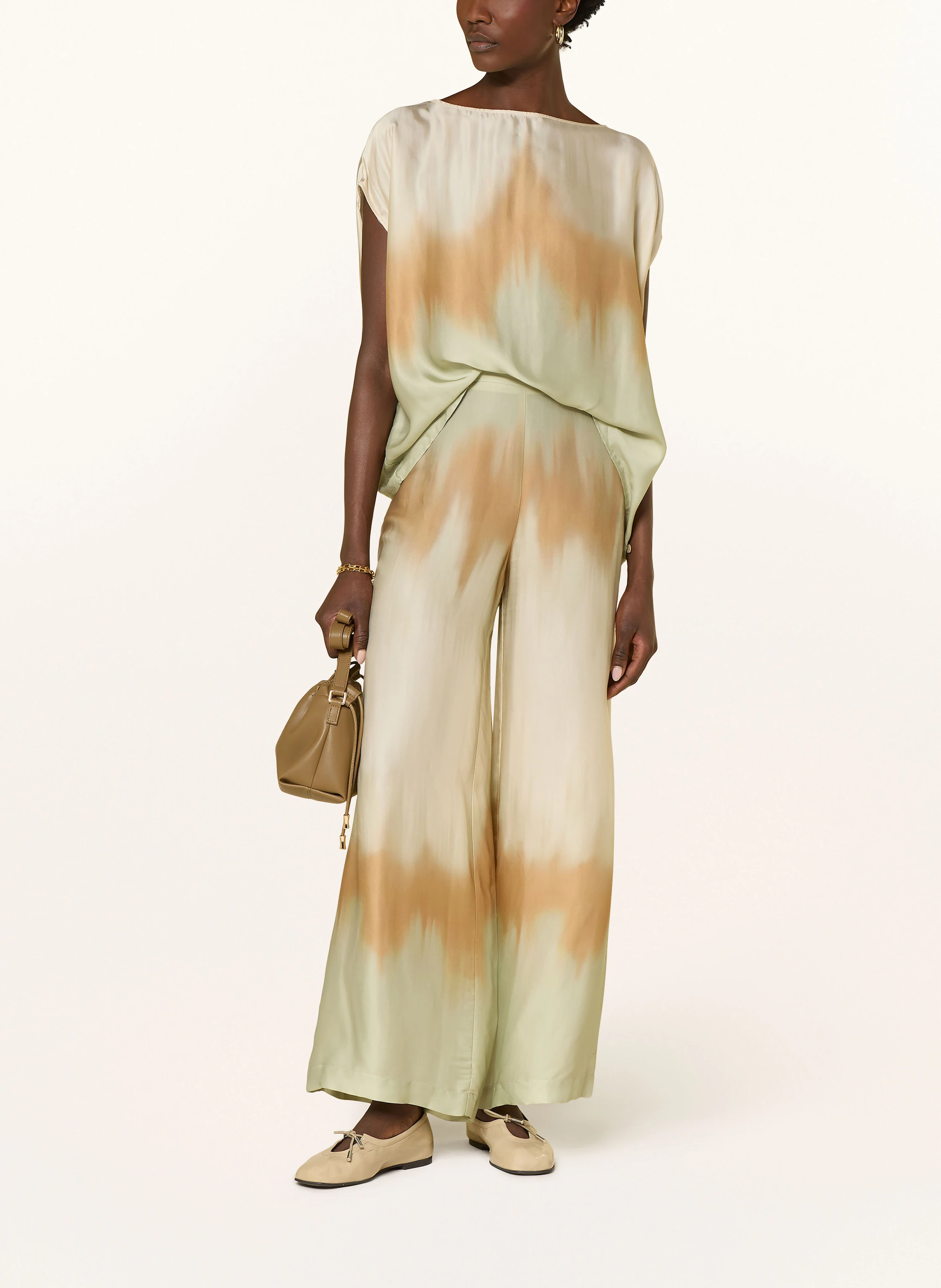 ottod'ame Marlenehose RAO aus Satin