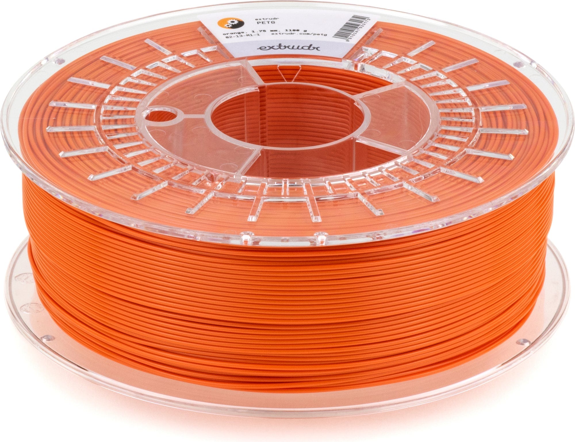 Extrudr  PETG Orange, 1,75 mm / 1100 g    Filament mit hervorragenden mechanischen Eigenschaften