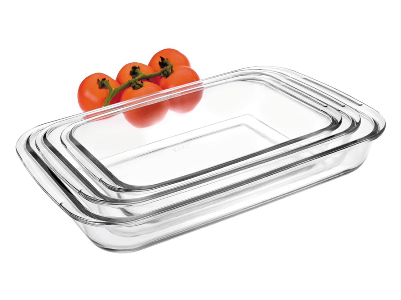 Plat de cuisson en verre (x 3) - Ibili