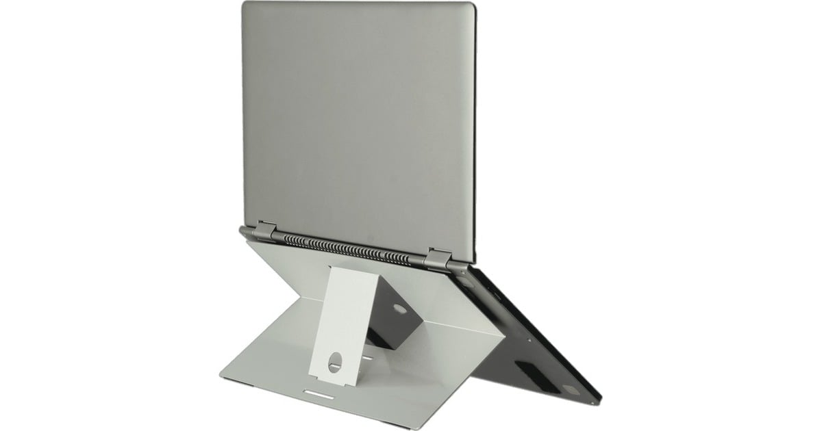 R-Go ToolsRiser Attachable Laptopstandaard  (Zilver)