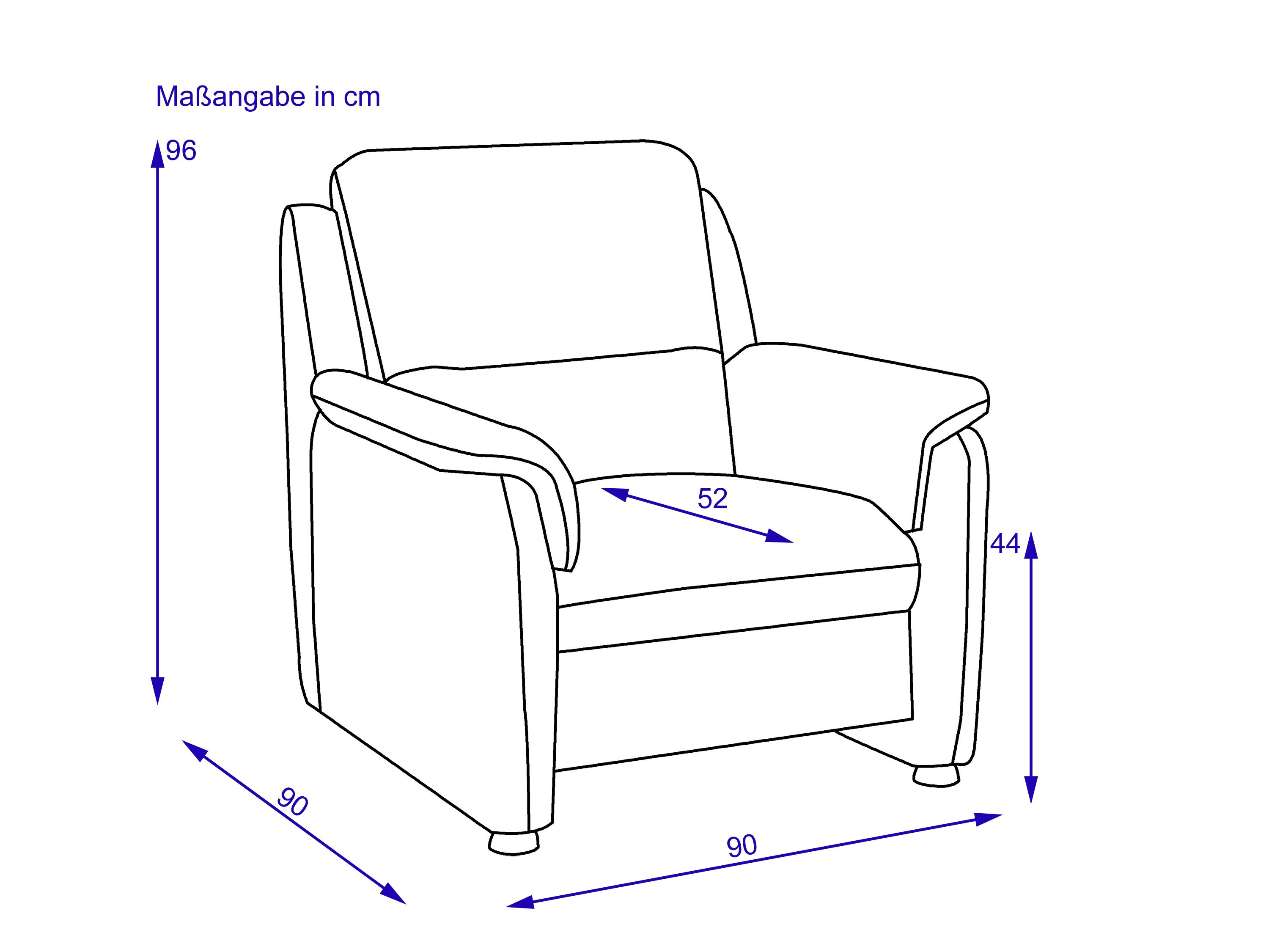 Sessel SYSTEMPOLSTER   Hocker PINO alu 13635