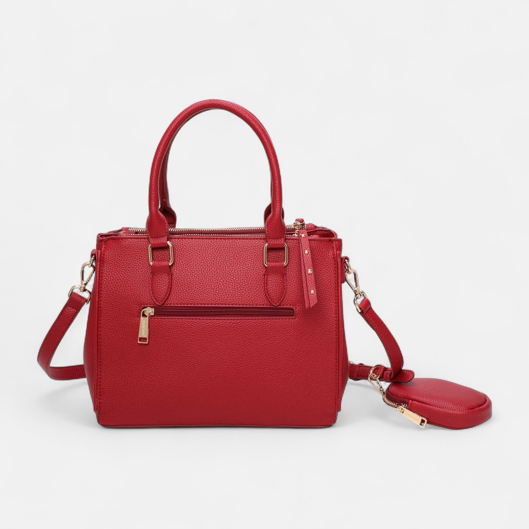 Sac à main rouge