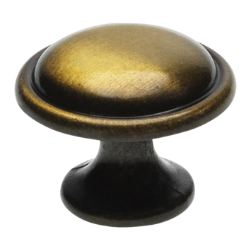 Knop Quinty messing antiek 29mm