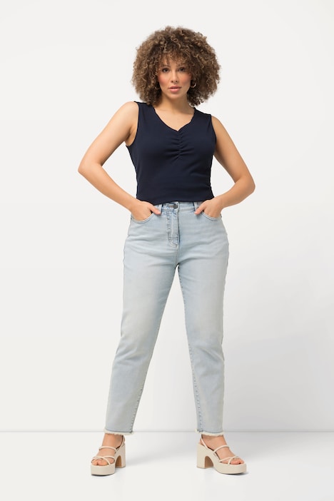 Mom-Jeans, Stretchkomfort, 5-Pocket-Hose