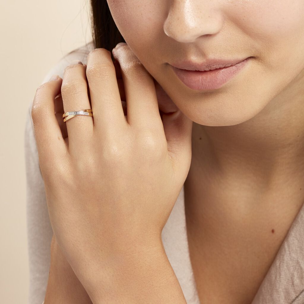 Bague Renda Or Jaune Diamant
