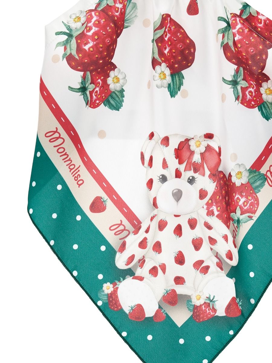 Monnalisa Printed Satin Top