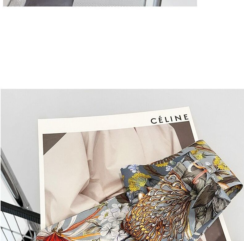SOCOOL - Zijden sjaal met print (diverse designs)