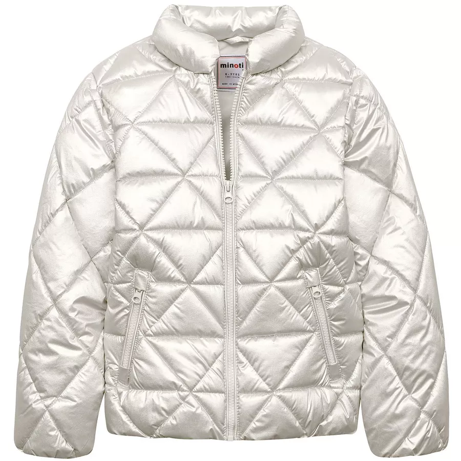 MINOTI Steppjacke mit Kapuze Cremeweiß