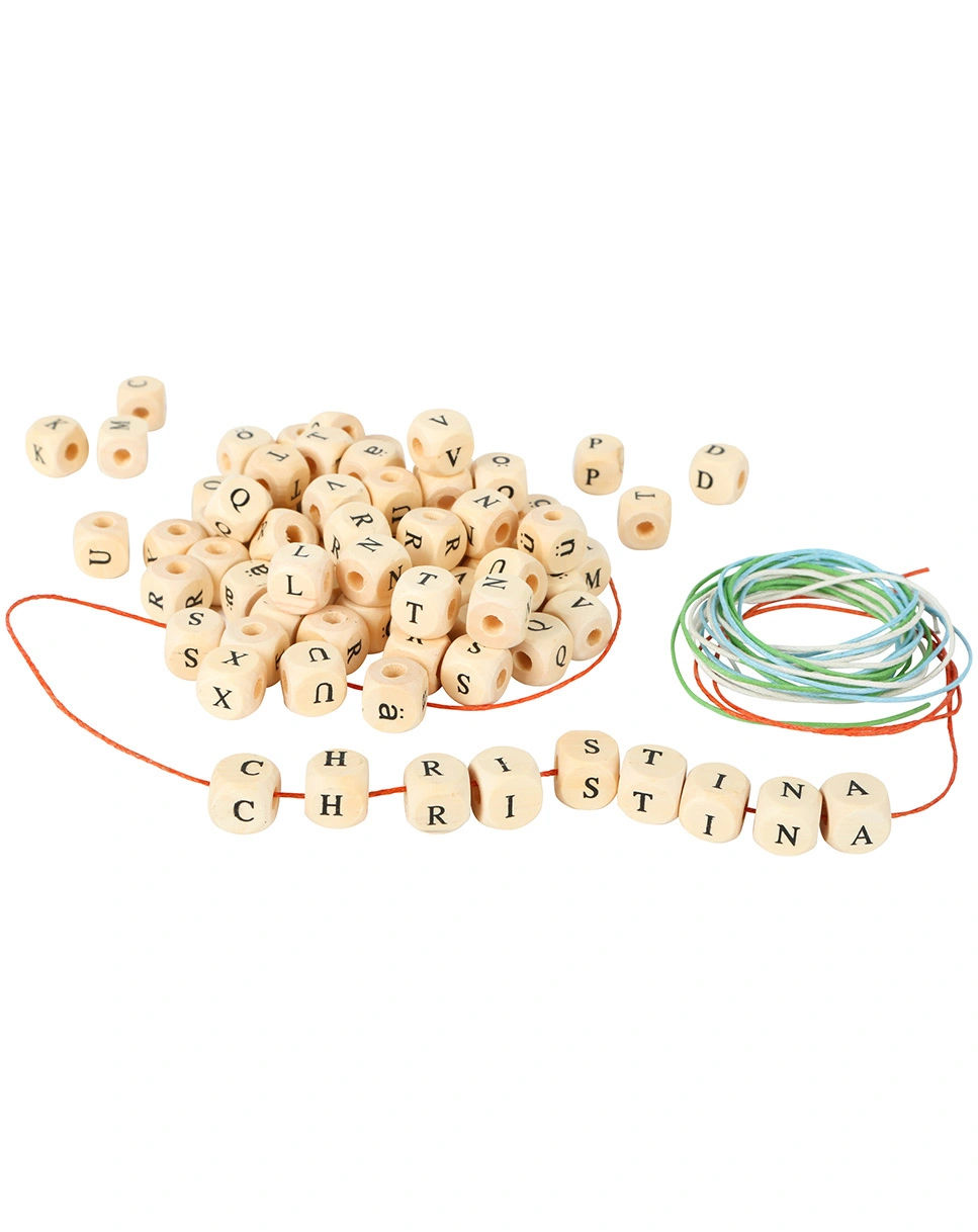 Bastel-Set BUCHSTABENKETTE aus Holz