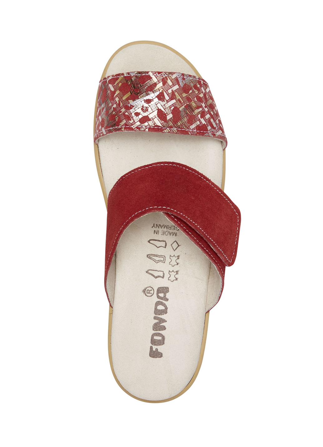 ELENA EDEN-Pantolette aus Veloursleder