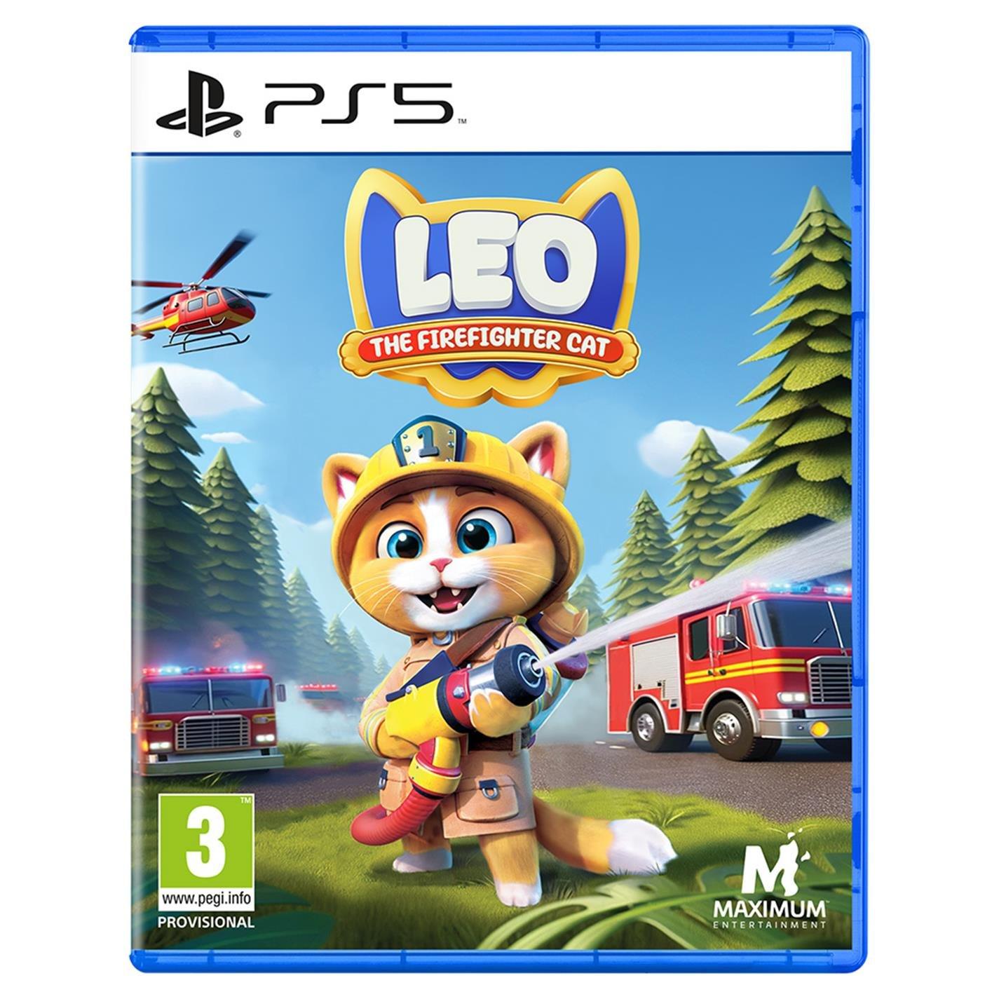 Maximum Games GAME Leo the Firefighter Cat