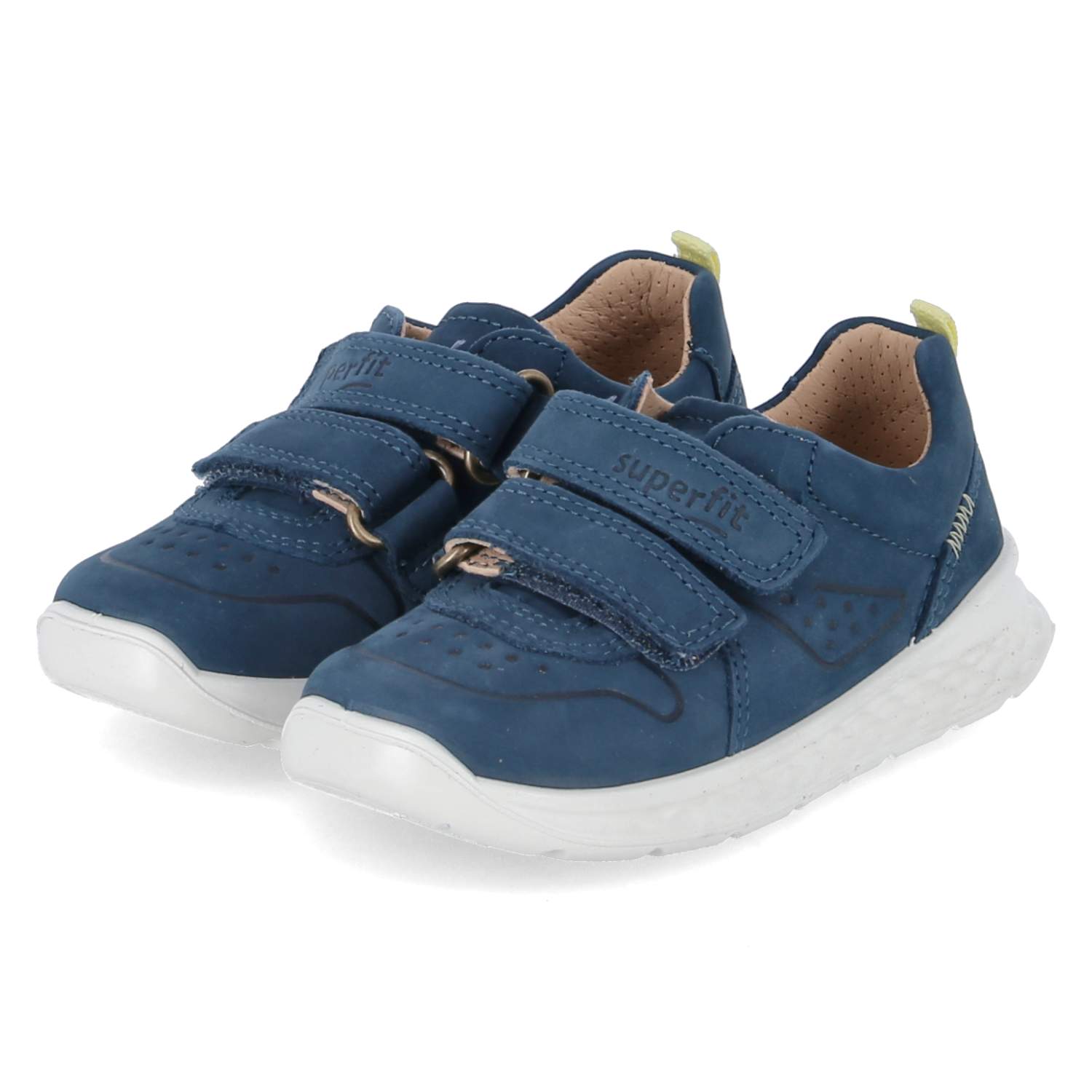 Superfit Low Sneaker BREEZE - blau/gelb