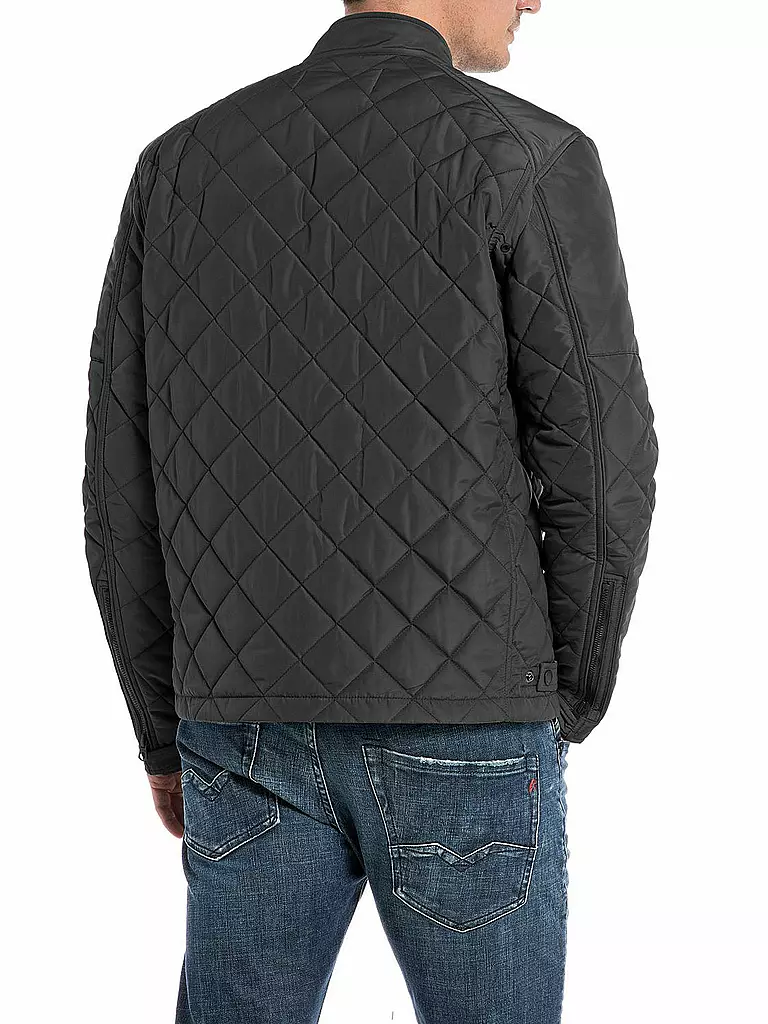 REPLAY Steppjacke  schwarz