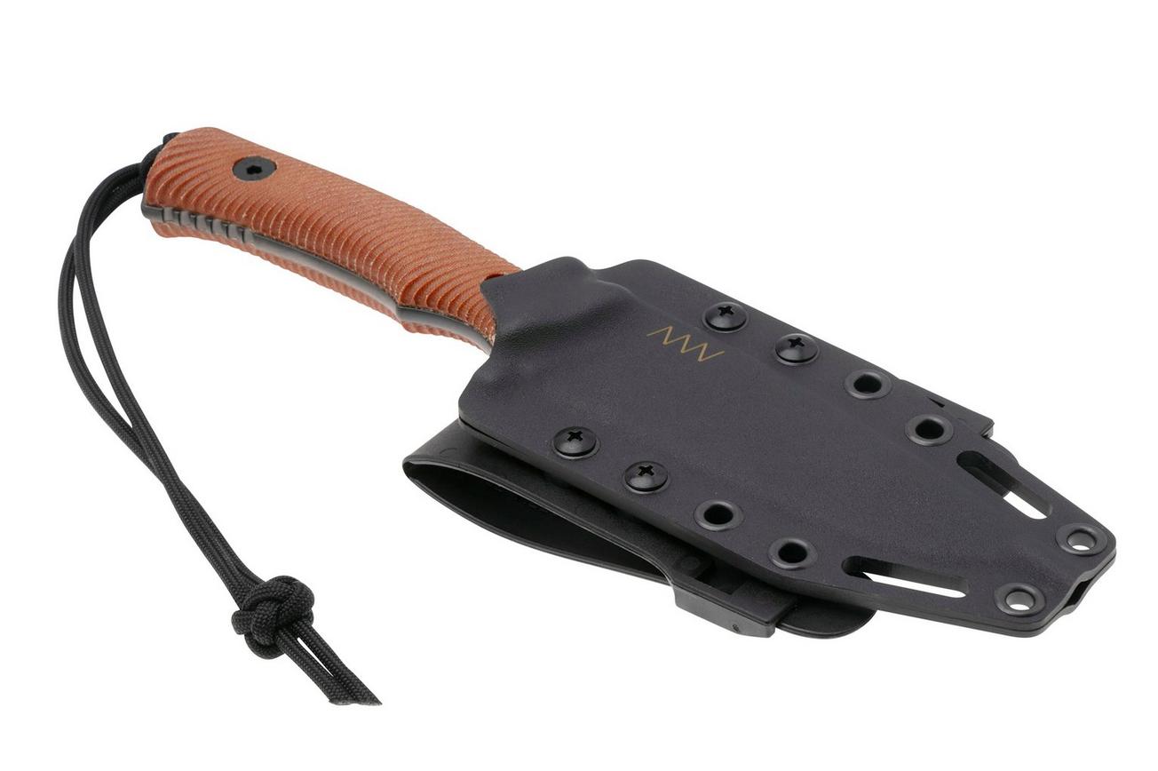 ANV Knives M311, M311-065 Brown Micarta, DLC Elmax, vaststaand mes