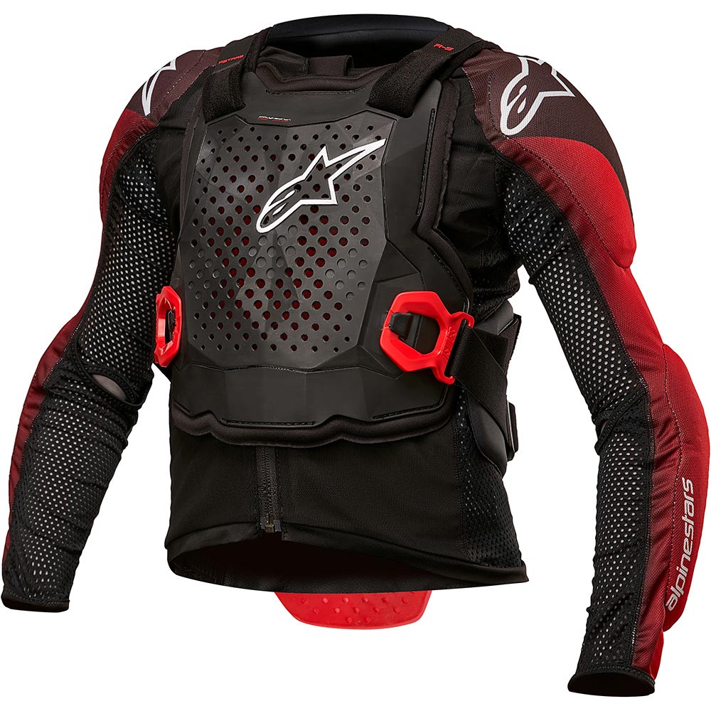 Alpinestars - Gilet anatomique enfant Youth Bionic Tech Noir / Rouge